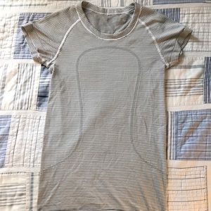 Lululemon shirt, size 2, stripes